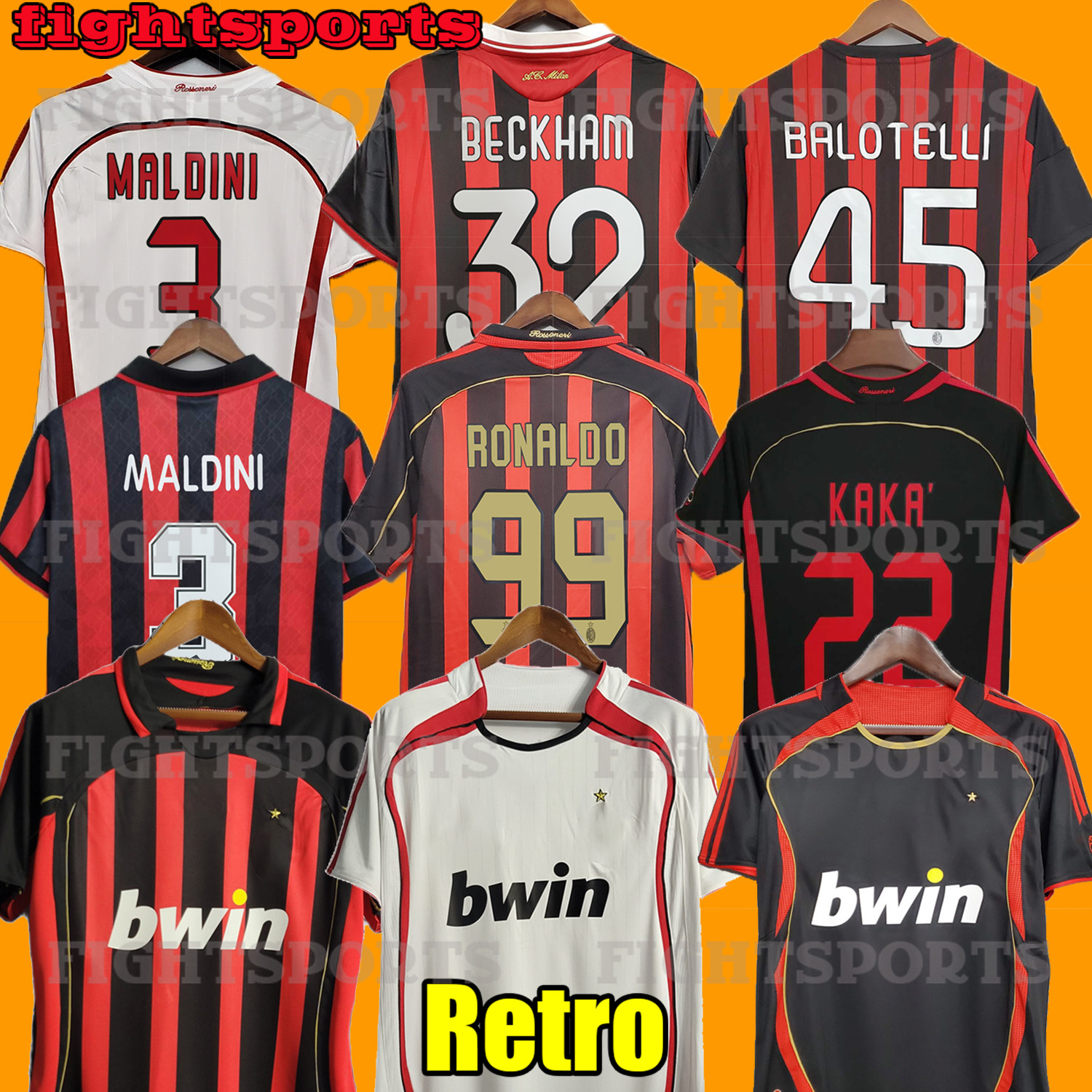 

Retro shirts 96 97 99 Gullit soccer jerseys 88 89 02 03 04 05 06 Vintage AC MILANs Maldini Van Basten football KAKA Inzaghi aC 06 07 09 10 Rivaldo SHEVCHENKO Baresi Seedorf, 06-07 awya