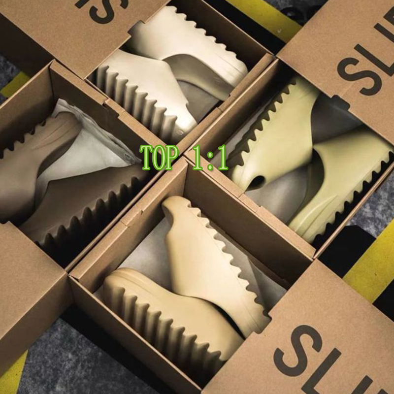 

Designers Slippers Foam Slide for mens womens Sandals Clog EVA Comfortable Glow Green Soot Onyx Black Bone Resin Desert Sand Pure Slides Slider, 01