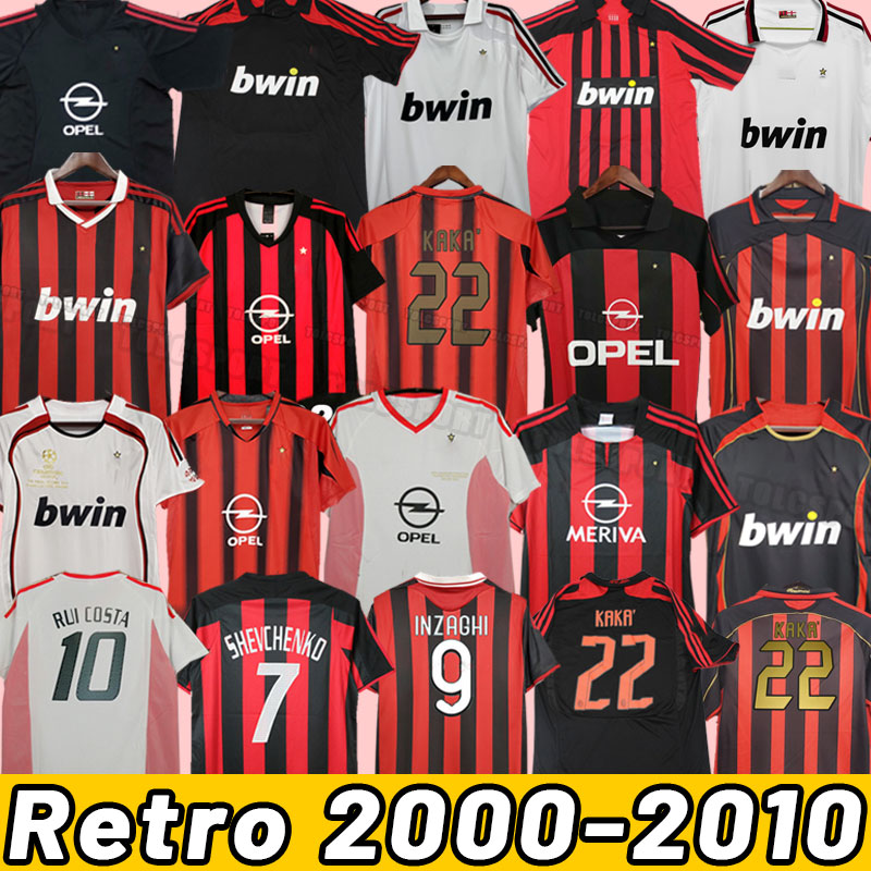 

Retro shirts home SOCCER JERSEYs Gullit Maldini Van Basten football KAKA Inzaghi milan PIRLO SHEVCHENKO BAGGIO Ac Milans 00 02 03 04 05 06 07 09 10 2006 2007 2008 2010 UCL
