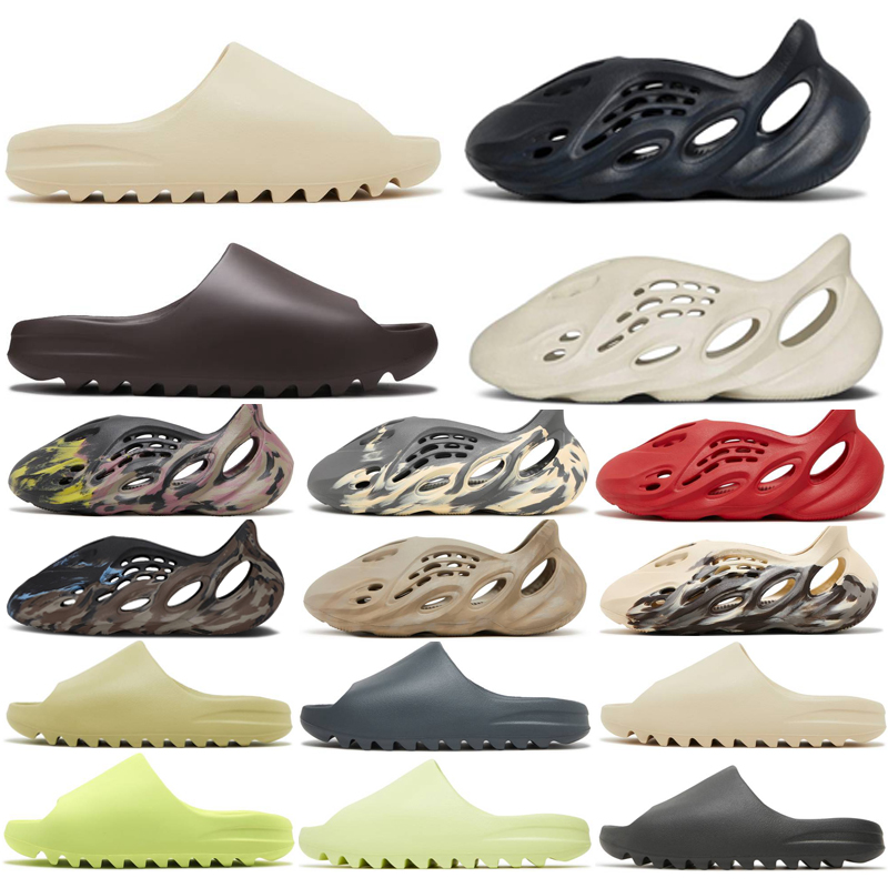 

Designer Slippers Men Woman slider Foam Runner Vermillion Mineral Blue Onyx Pure Sandals Slide Slipper Ochre Bone Resin Clog Desert Ararat runr slides shoe 36-48, 12#