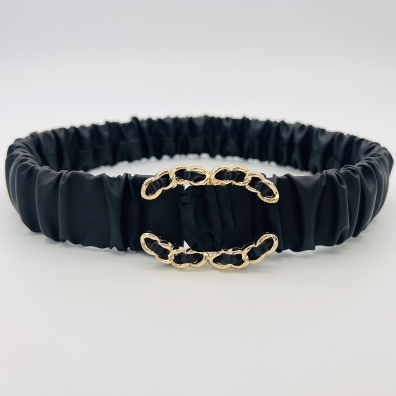 Designers Womens Chain Belt Suit Dress So Thin Elastic Belt Luxury Brand Waistband Women Fashion Cool Type Letter Chain Belt Jean Party 2307042BF-image-926835907