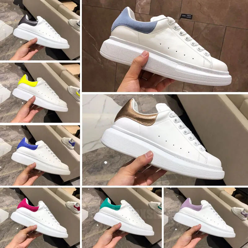 

Designers Oversized Mens Casual Shoes Velvet Espadrilles White Black Leather Suede Women Flats Lace Up Platform Alexanders Trainers Queens Mcqueens Sneakers, Box