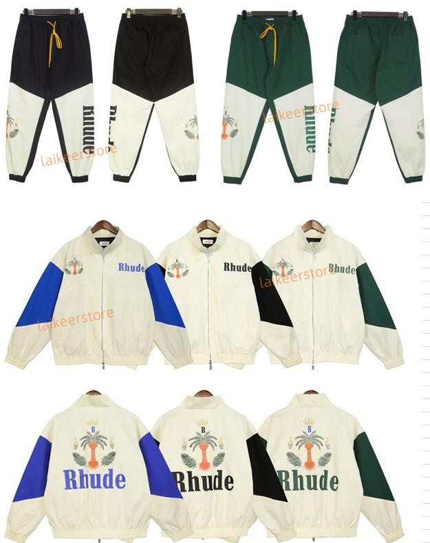 

Rhude Brand Design Men Jackets Spring Summer Long sleeve Coat Mens Jacket US Size S-XL, Cu12