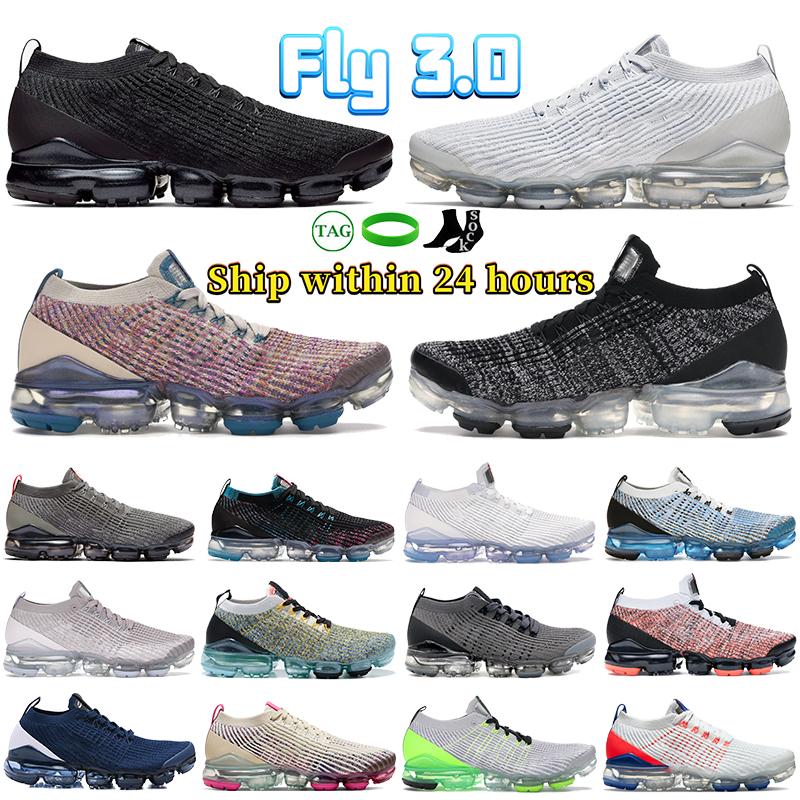 

Fly 3.0 Running Shoes Men Women runner Designer Sneakers Triple Black White Pure Platinum Oreo Desert Sand Vivid Mens Womens Fashion Cushion sports Trainers, No.5 arctic alloy