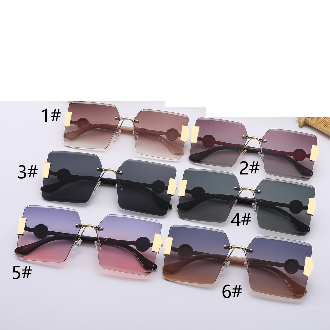 

summer man Cycling fashion sunglasses big frame women Driving Wrap Glasses riding wind Cool Outdoors beach cycling eyewea becah Rimless eyeglasses Square 5pcs