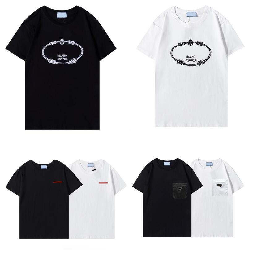 T-shirts pour hommes T-shirts pour hommes Designers Vêtements Mode Coton Couples Tee Casual Summer Hommes Femmes Vêtements Marque T-shirts à manc