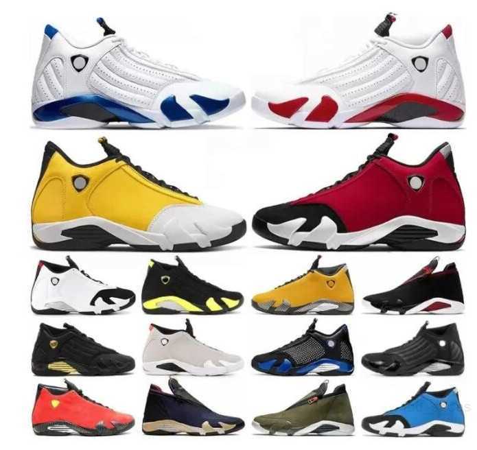 

2023 New Fashion Designer Basketball Shoes 14s Ginger Sugar Cane Winter Gym Red Blue Desert Sand Defining Moment Hyper Royal Men's Sneakers