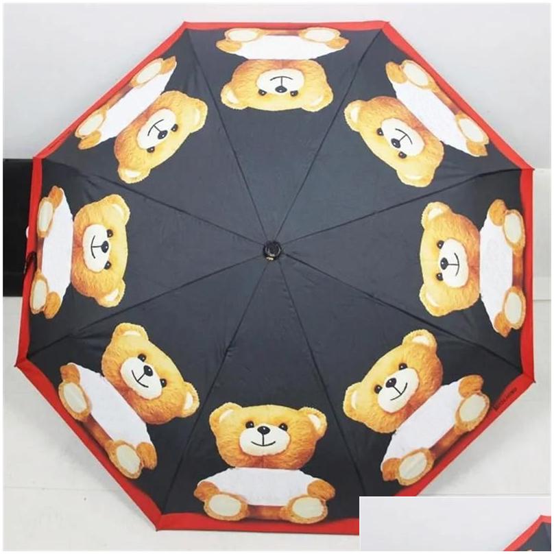 designers brand uv protection umbrellas fashion full automatic folding luxury rainy umbrella women men outdoor travel sunshade