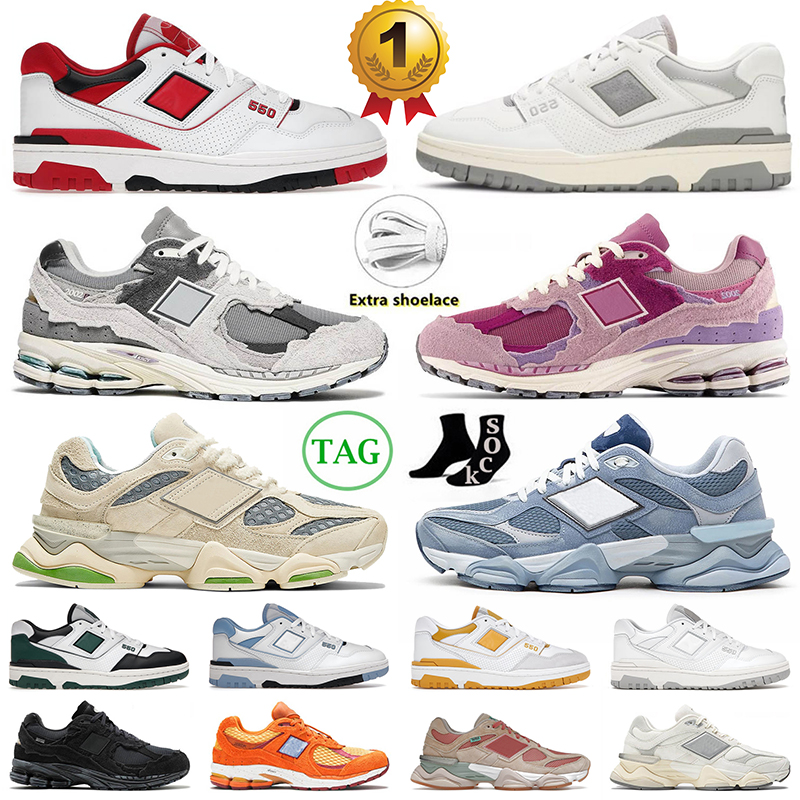 

2002r Athletic 9060 550 Running Shoes new balances sneakers Arctic Grey Bricks Wood Protection Pink Rain Cloud White Red Sea Salt New Ballance Trainers Mens Women, A8 white green black 36-45