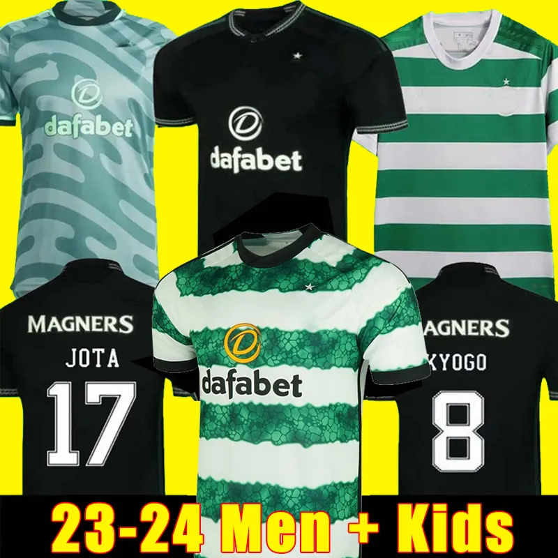 

Celts 23  Soccer Jerseys Home away KYOGO EDOUARD TURNBULL AJETI CHRISTIE JOTA GRIFFITHS FORREST MEN Kids kit uniforms Football Shirt 2023 2024 tops, 23/24 men away