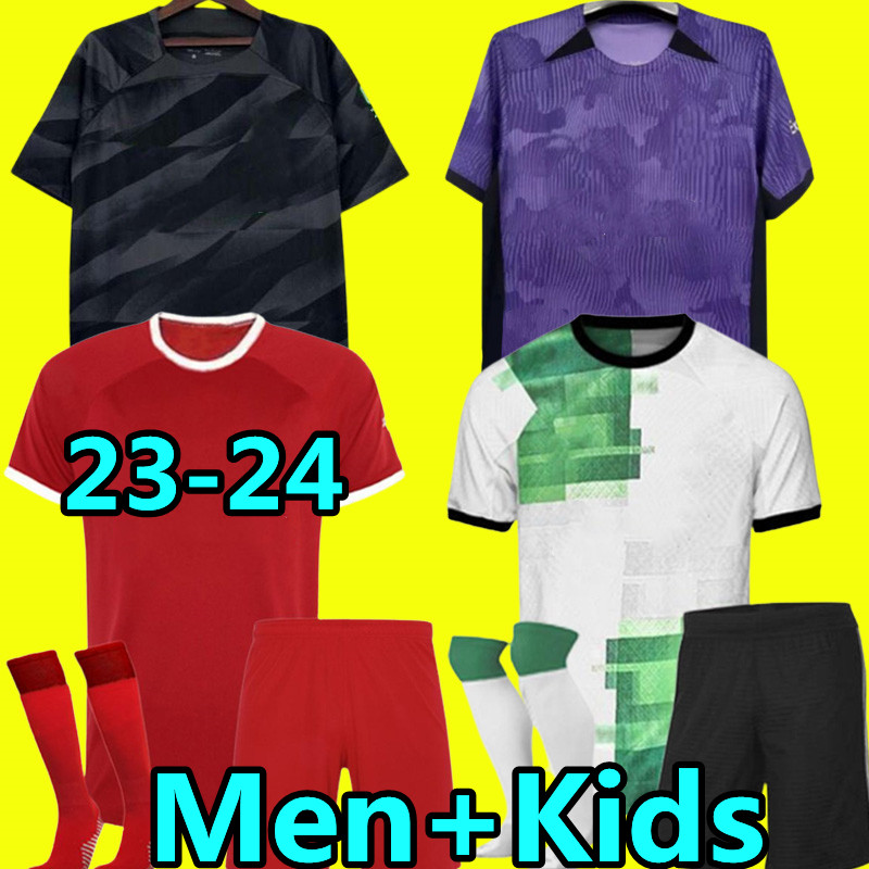 

2023 2024 soccer jerseys Mac Allister Luis Diaz A. BECKER GAKPO DARWIN DIOGO J. ALEXANDER ARNOLD Szoboszlai Fabinho Elliott HENDERSON 23 24 football shirt Men kids kits, 23/24 home kids
