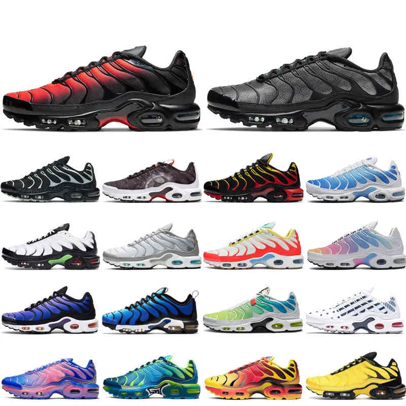 

2021 tn plus running shoes for men women black White true green midnight navy rainbow Breathable sneaker outdoor trainer size 36-46, #38
