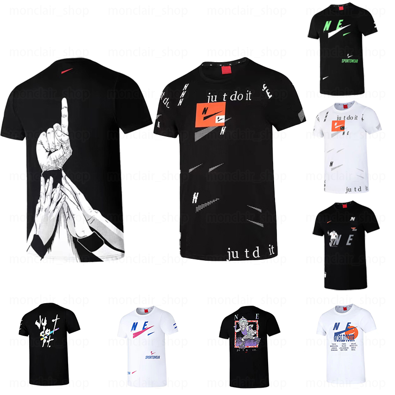 

Men's shorts tech fleece designer t shirts round neck High street full print shorts casual fashion large size American short sleeve a variety of styles to choose from, 6136white