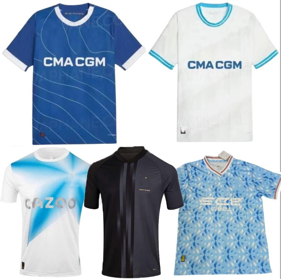 

2023 2024 Maillot Marseilles Soccer Jerseys OM Olympique home away 30th GUENDOUZI ALEXIS SANCHEZ MILIK PAYET maillot pre match training jersey Football Shirt