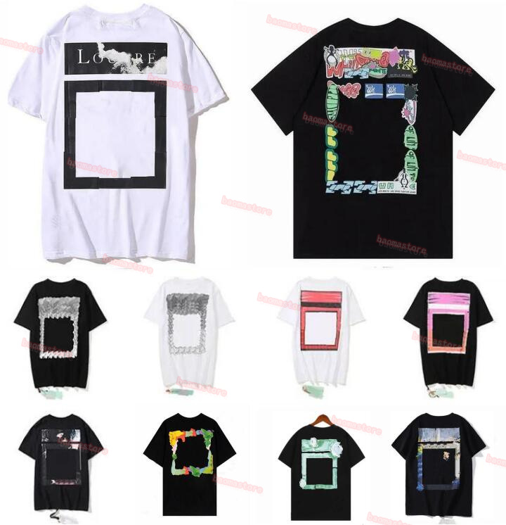 

Summer T-Shirt Mens Womens DesignersOff T-shirts Loose Tees Tops Man Casual Shirt Luxurys Clothing Streetwear Shorts Sleeve Polos Tshirts Size S-X Offs White X4, A111