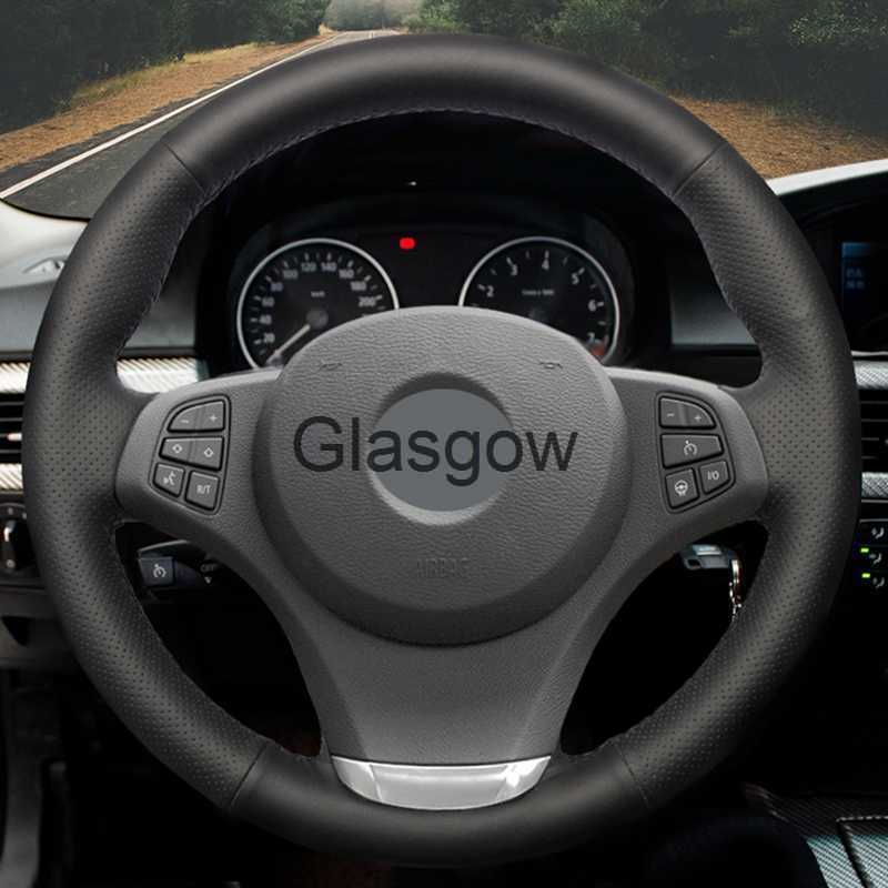Steering Wheel Covers Customize DIY Micro Fiber Leather Car Steering Wheel Cover For BMW E53 X5 20042006 E83 X3 2003 2004 2005 20062010 Car Inter