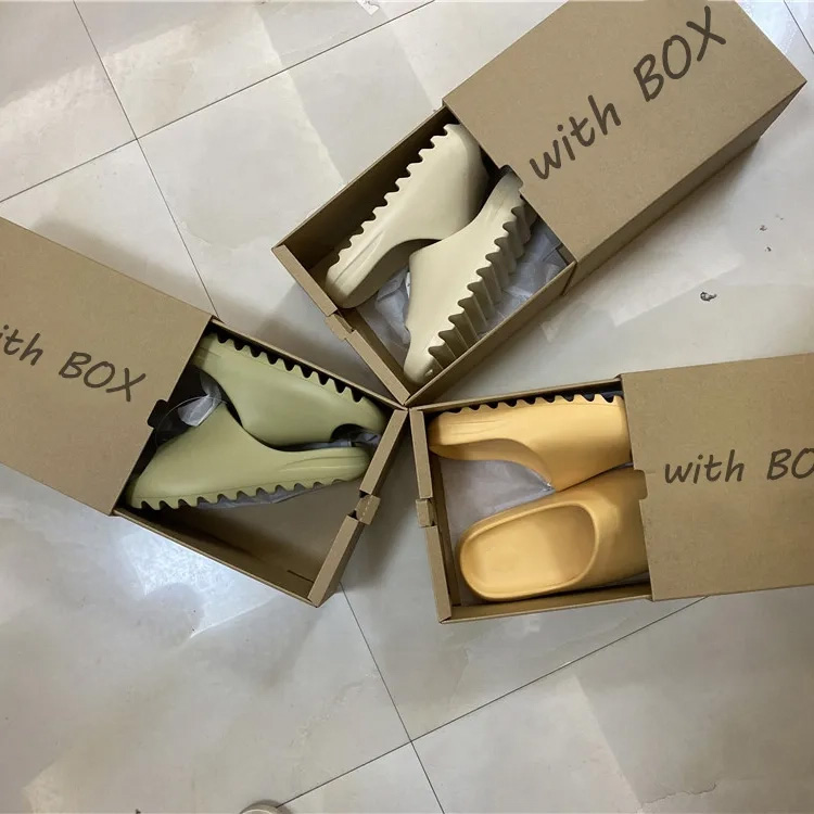 

rubber foam Slide shoes designer sandals slippers sandals black and white resin pattern slippers men and womenwestern slippers size 36-45, 14