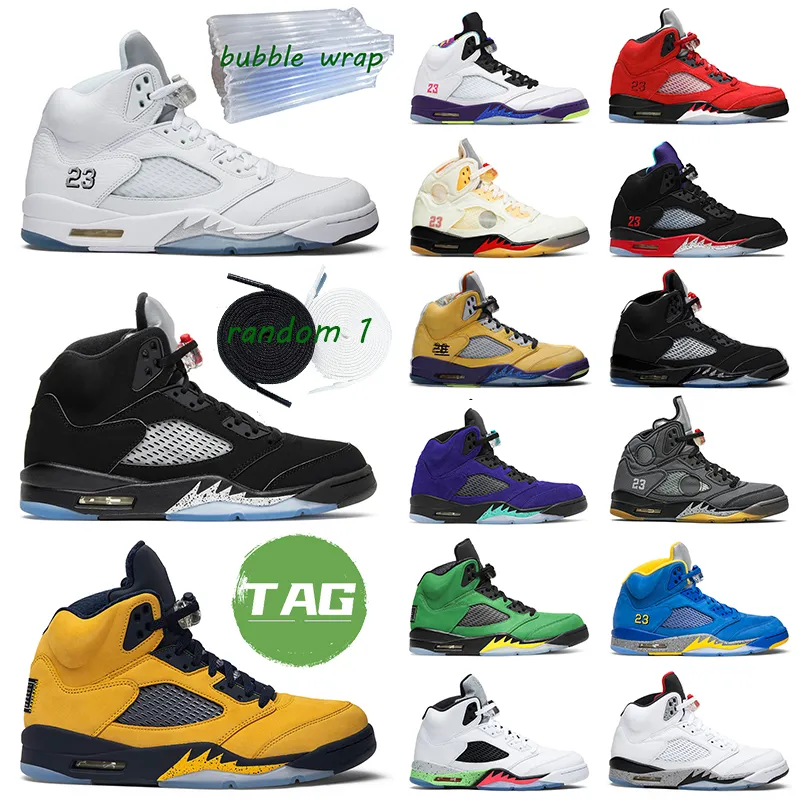 

jumpman 5 men basketball shoes 5s Camo Top 3 Sail Metallic White Cement Oregon International Flight mens trainer sports sneakers, #18