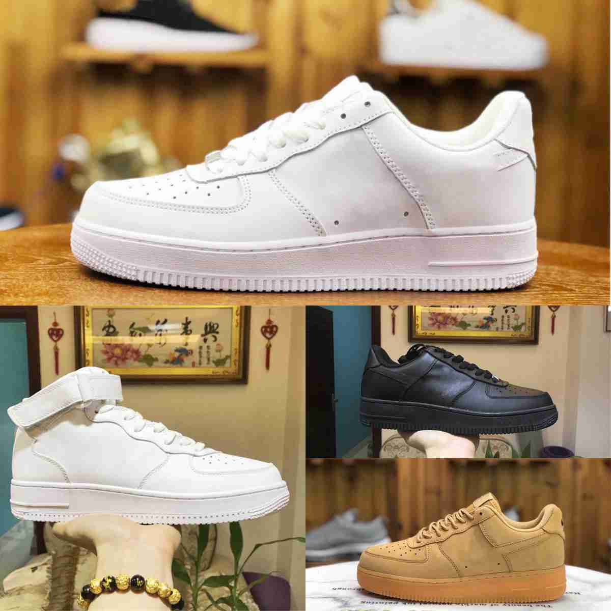 

Trainers AirforCes 1 Classic Sports Shoes One Skateboarding Retros Triple White Black Wheat Airs High Outdoor Runner Low Cut ForCes 1s 07 Original Jogging Sneakers, Please contact us