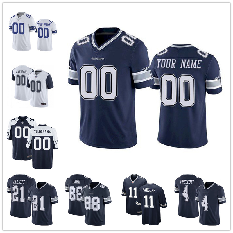 

Football Jerseys Dallas''Cowboys''22 Emmitt Smith 88 Michael Irvin 12 Roger Staubach 7 Trevon Diggs 4 Dak Prescott 11 Micah Parsons 88 CeeDee Lamb, Color