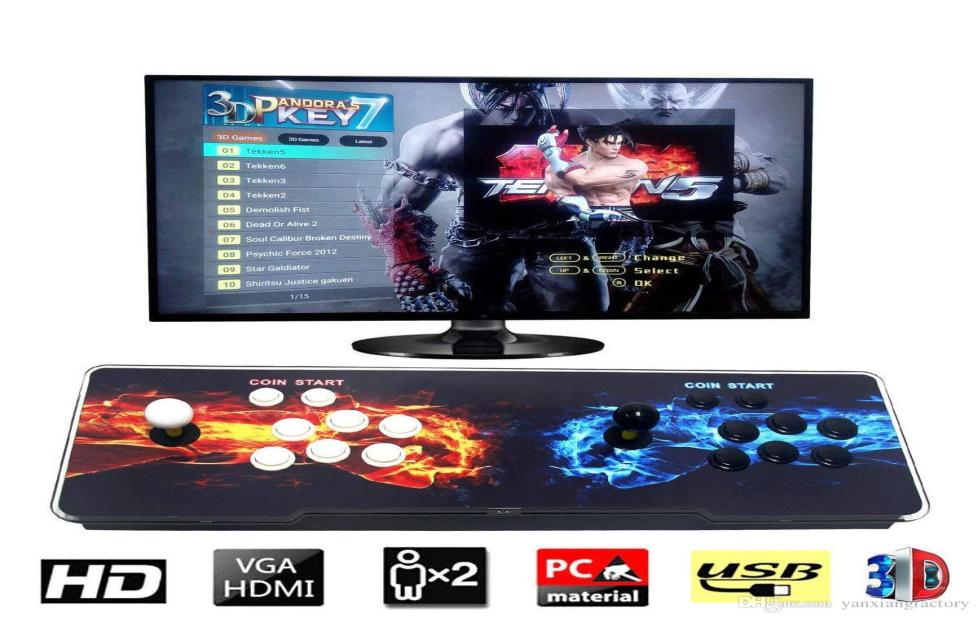 

2019 2199 3D HD Games Pandora 7 3D 12801080P 32GB Arcade Video Game Console Box Arcade Machine Double Arcade Joystick With Spea2992358