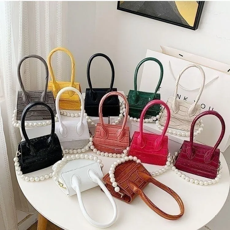 

Designer Luxury alligator totes bags quality women long purse pink brown le suede leather bag bambino messenger jac hand flap velvet Bambino Handbag fashion, 4-5-15*11*6cm