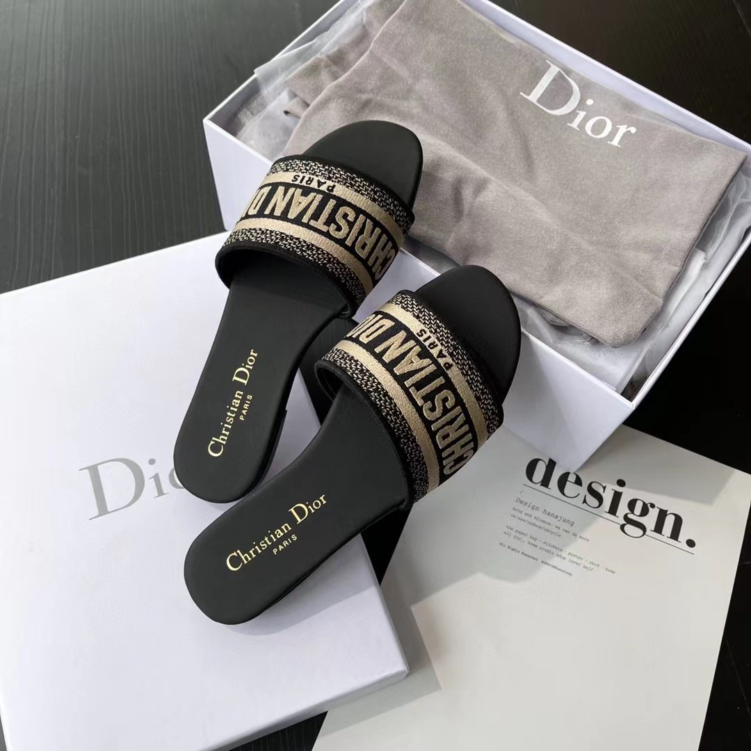 

2023 Women designer slipper slide sandals summer, Blue