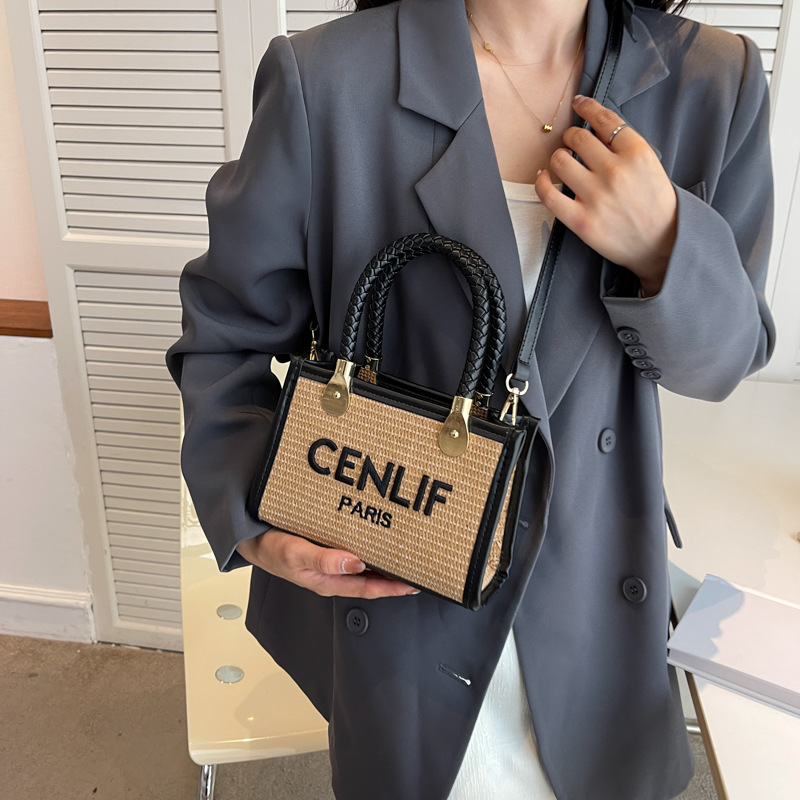 

Bag Brand Women Messenger Bags Little Bee Handbags Crossbody For Shoulder Designer With Pearl, Black