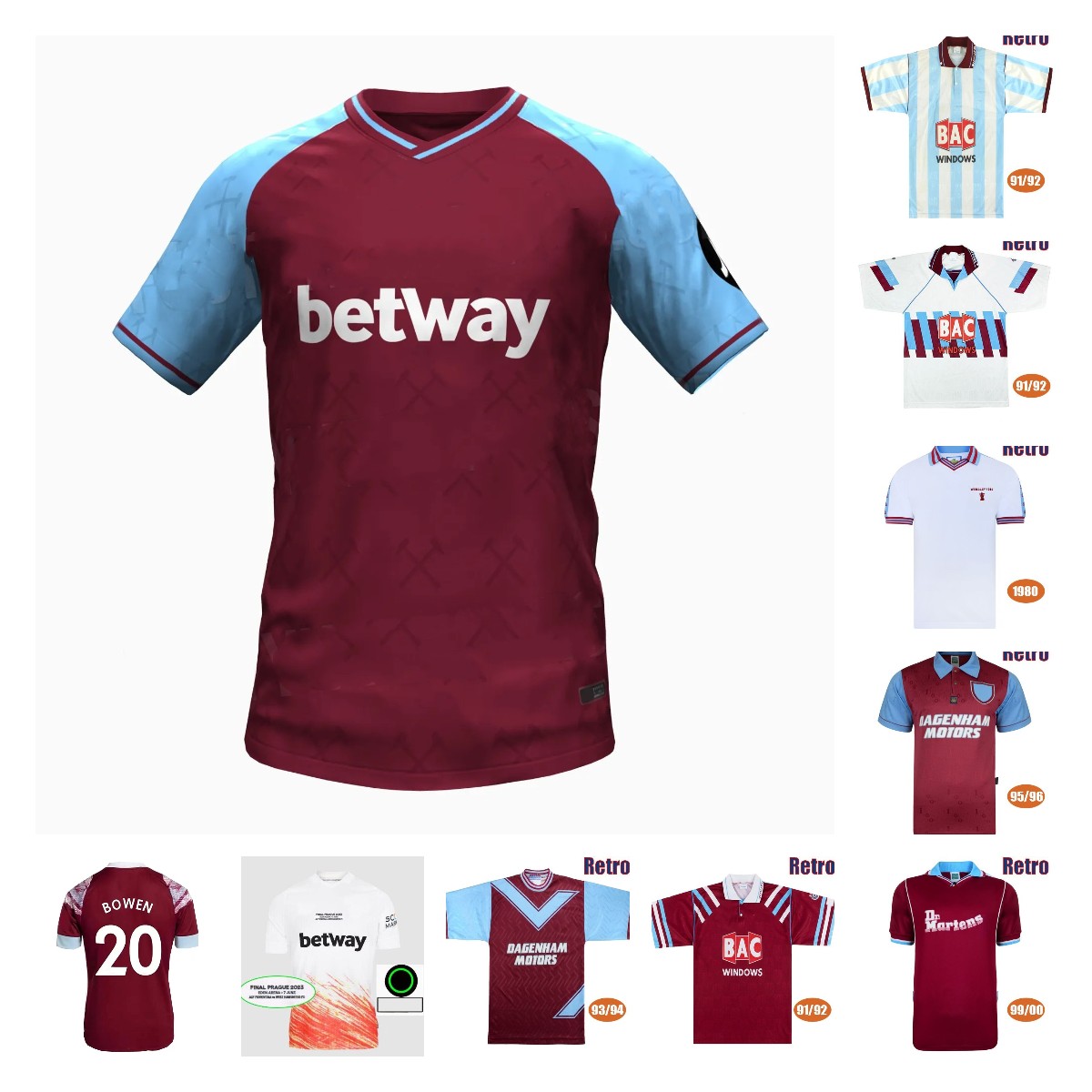 

2023 2024 West Hams Soccer Jerseys 22 23 24 Fans Player Version ANDERSON UNITED RICE BOWEN ANTONIO P.FORNALS Football Shirt NOBLE FORNALS DAWSON men kids SCAMACCA INGS, Adult 15