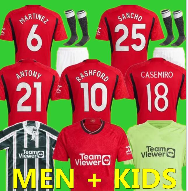 

23 24 SANCHO soccer jerseys BRUNO FERNANDES RASHFORD football shirt 2023 2024 men kids MANS UTDS MARTINEZ CASEMIRO ANTONY MANCHESTERS Garnacho Fans Player