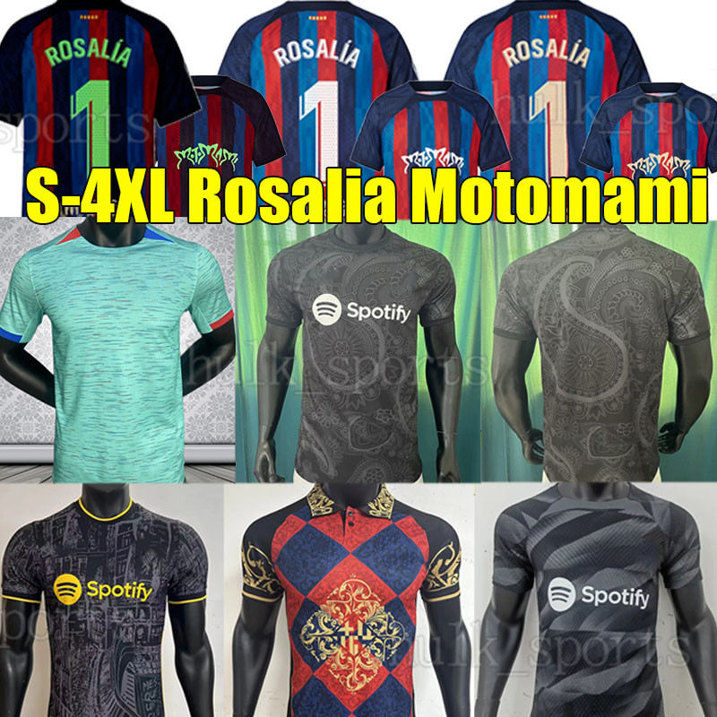 

4XL 23/24 Rosalia Motomami training soccer jerseys Gundogan PEDRI GAVI 4th LEWANDOWSKI FERRAN Barca camiseta de futbol RAPHINHA ANSU FATI football shirt MEMPHIS, 23-24 training