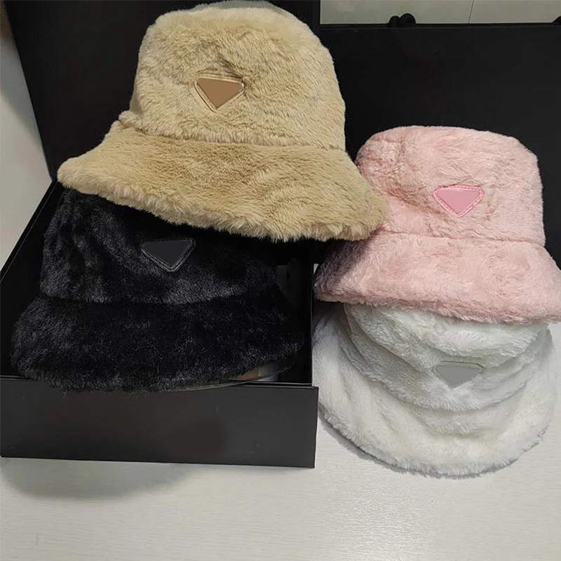 Designers Terry Hats Fashion Ball Caps For Women Men Classic Triangle Pattern Hats Elegant Woman Plush Hat Unisex Cap
