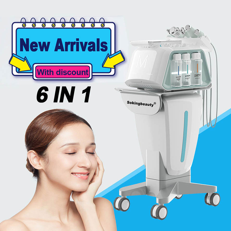 

Portable 6 In 1 Multifunctional Skin Care Cleansing Beauty Equipment Hydro Dermabrasion Deep Cleaning Machine