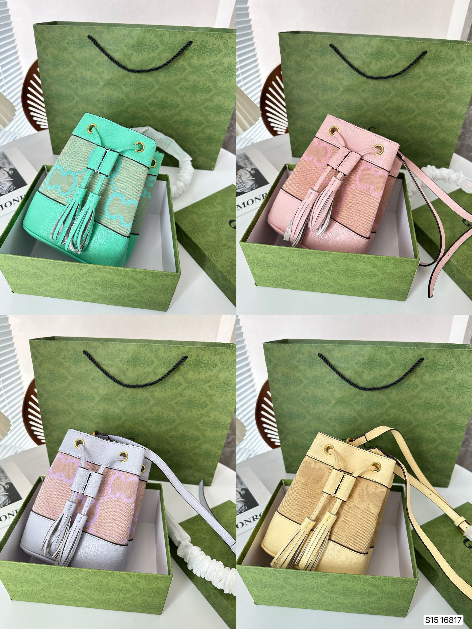 

NEW Luxury Handbags shoulder bags women Color matching super sweet bucket bag Chest pack lady Tote chains leather handbag Hobo purse canvas crossbody wholesale, Purple