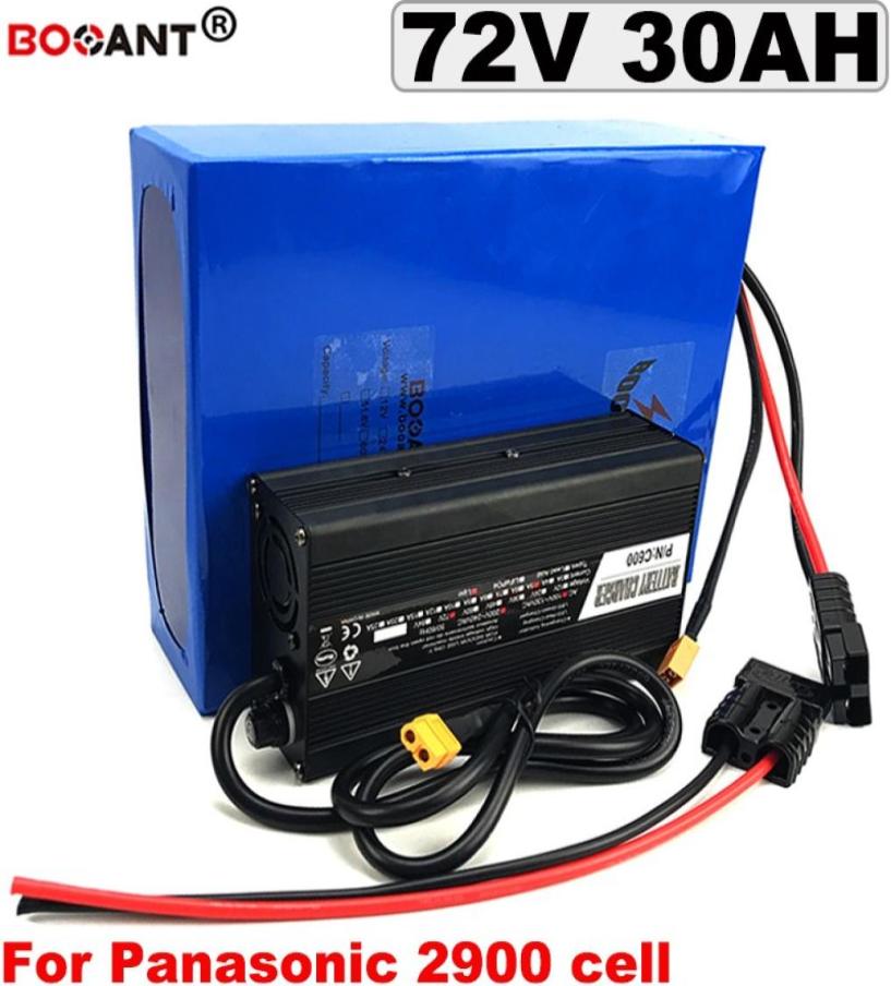 

72v 30ah 40ah 50ah 5000w Ebike lithium ion battery for Panasonic 18650 cell rechargeable electric bike battery 72v 5A Charger2982593
