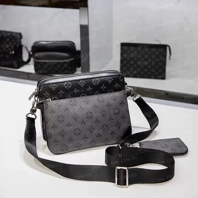 Sacs de créateur de mode 3 pcs Sac à main sacs à main sac en cuir sac en cuir 3 pièces en 1 sac de messager d'entreprise sac à main