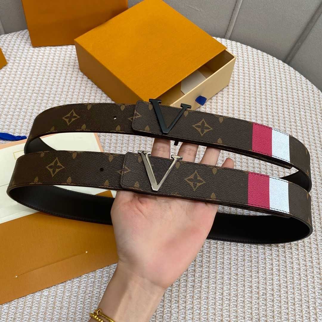 

2023 Men Designers Belts Classic fashion casual letter smooth buckle womens mens leather belt width 3.8cm with orange box, With box
