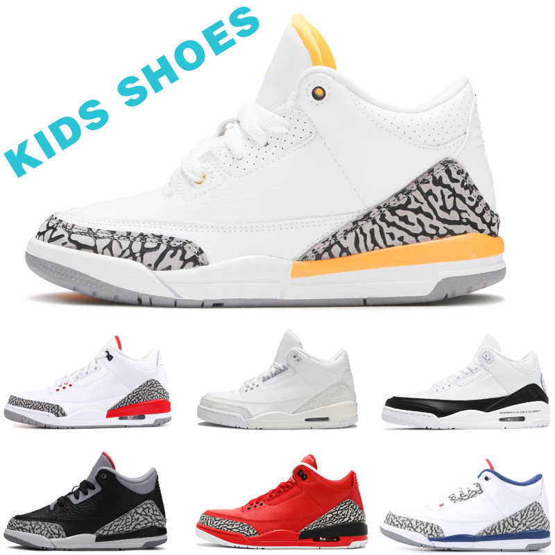 

2023 Designer Kids Sport Sneakers Grateful Cyber Monday 3 Basketball Boots Children Boy Girl Kid Youth Sports Shoes Skate Sneaker Size Eur28-35, Separate color