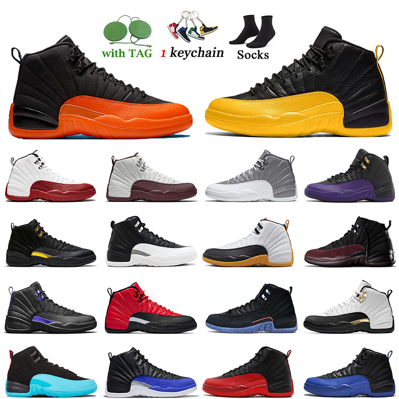 

Jumpman 12 cherry 12s men basketball shoes A Ma Maniere Black White Field Purple Orange Dark Concord Flu Game Royalty Utility mens trainers sports sneakers Size Eur 46, D49 gamma blue 40-47