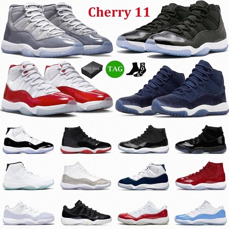 

Top quality jumpman 11 Basketball Shoes on cloud Men Women Cherry 11 Midnight Navy Cool Grey 11s Anniversary Bred Pure Violet Mens TraiYgAG#, 14