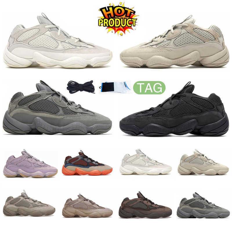 

2023 Outdoor Running 5 Shoes Men Women Utility Black Bone White Ash Grey Clay Brown Salt Soft Vision Supermoon Taupe Light trainer yezzies yeezies 500 sneakers sports