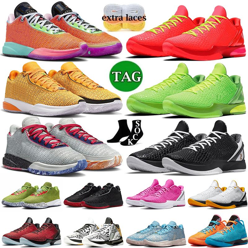 

2023 Designer Mamba Zoom 6 20 xx Basketball Shoes Protro Bruce Lee What If Lakers Tucker I Promise All Star Bred Christmas South Beast Men Trainers Sneakers Size 46, #35 6 protro sup chaos 40-46