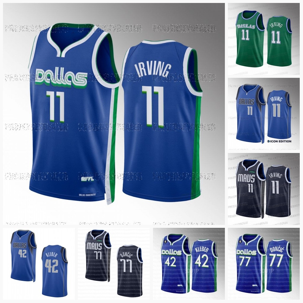 

Dallas 11 Kyrie Irving Luka Doncic Jersey Mavericks Jerseys 2022-23 Maxi Kleber Jaden Hardy Tim Hardaway Jr. Dorian Finney-Smith Dwight Powell Davis Bertans Reggie, Black