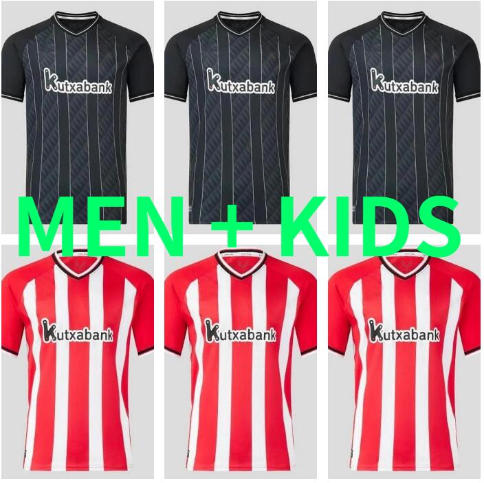 

23 24 Club Soccer Jerseys BERENGUER 2023 2024 MUNIAIN Athletic Bilbao WILLIAMS Football shirt RAUL GARCIA VILLALIBRE camiseta Sancet third GK black UNAI SIMON away, 23 24 away
