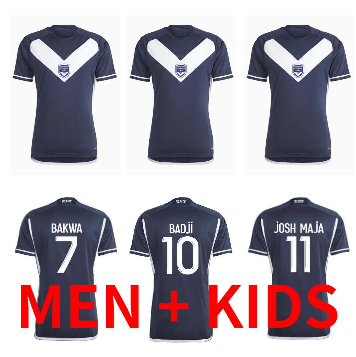 

23 24 Maillot GirONdiNs BoRDeaUx Soccer Jerseys Foot Kids Kit Fc Football Shirts Home Training 2023 2024 Home Away Fan Player Version BAKWA BADJI JOSH MAJA MWANGA