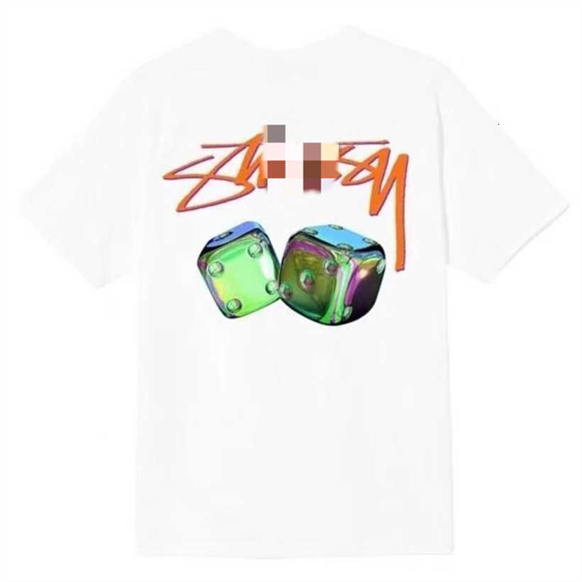 Designer Mens T-shirt Stussys Tees Chemise de crème glacée Été Casual Manches courtes Femmes Chemises Hommes Mode Business High Street Tops