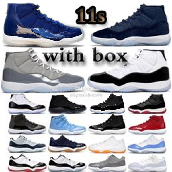 

With box Jumpman 2023 11 Retro Basketball Shoes Men 11s Cherry Cool Grey Midnight Navy Jubilee 25th Anniversary Concord Bred Low Legend Mens Women Trainers Sports, Z0020