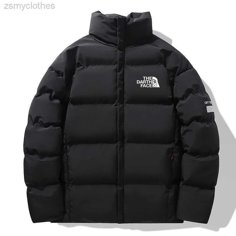 

the darth face winter luxury brand down jacket couple parka casual mens thick warm white down jacket down jacket, Red-b