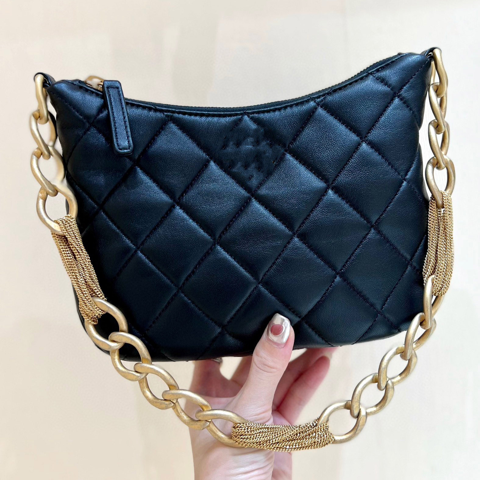 

Top Designer Bag New Hobo Underarm Bag Chain Bag Genuine Leather Women's Bag Sheepskin Shoulder Bag Fashion Trend, White