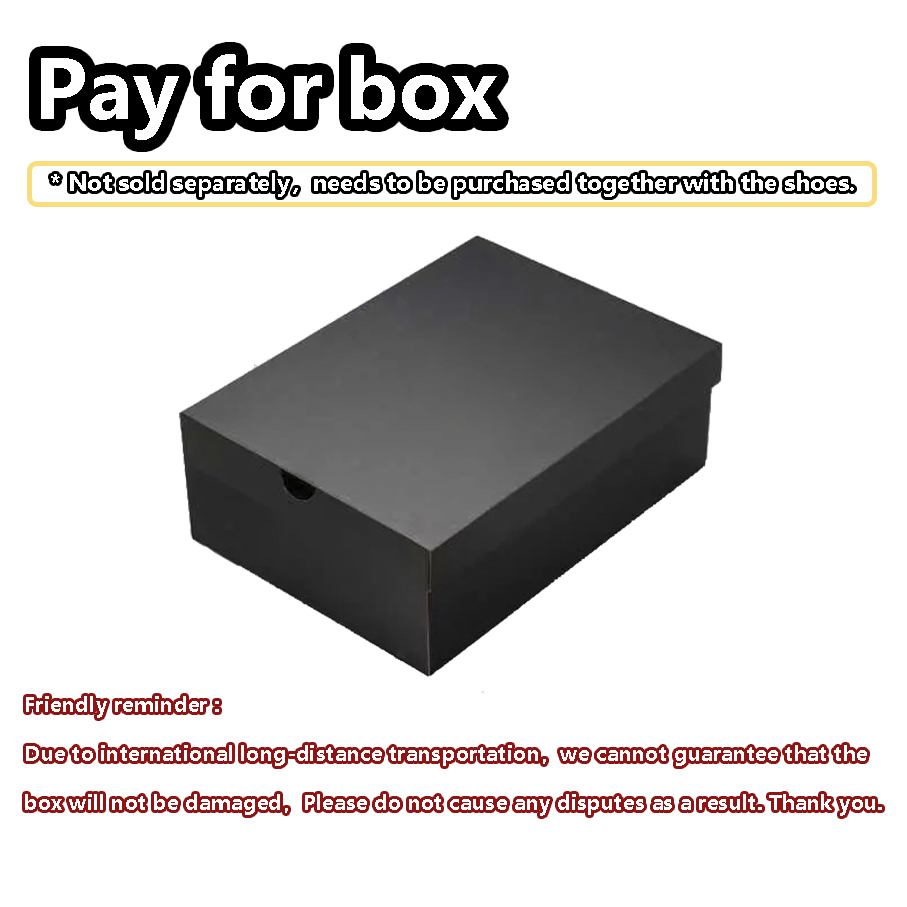 

Shoe boxes are not sold separately and need to be purchased together with the shoes. If you mind the price, please do not purchase. Thank you for your understanding.
